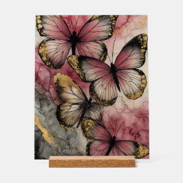 Butterfly grace acryl bord