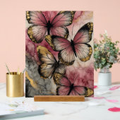 Butterfly grace acryl bord (Huwelijk)