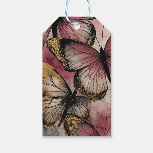 Butterfly grace cadeaulabel (Voorkant)