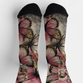 Butterfly grace Crew Socks Sokken