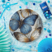 Butterfly grace papieren bordje (Feest)