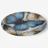 Butterfly grace papieren bordje (Gekanteld)