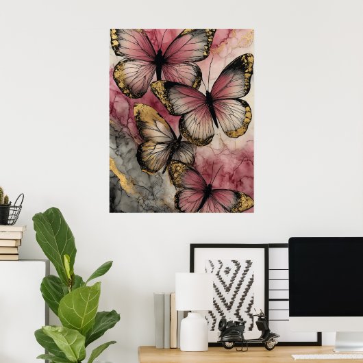 Butterfly grace poster (Thuiskantoor)