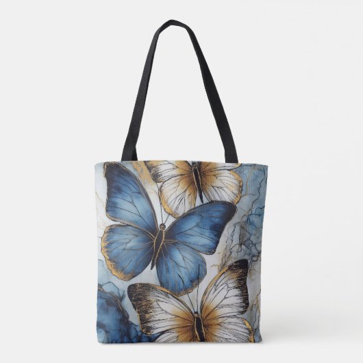 Butterfly grace tote bag (Achterkant)
