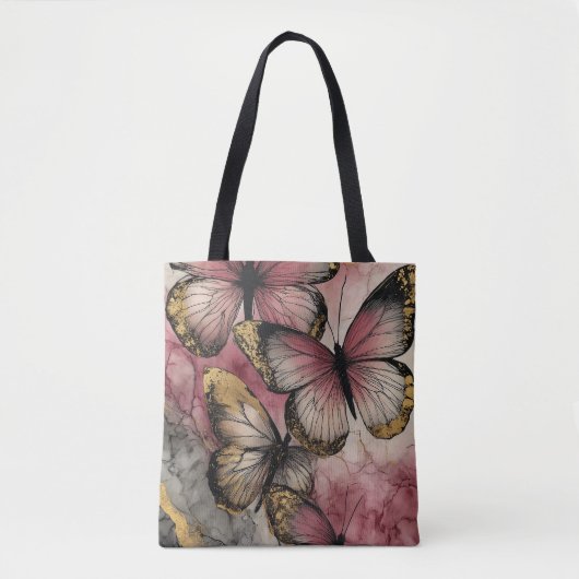 Butterfly grace tote bag (Voorkant)