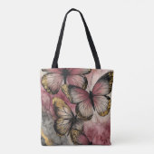 Butterfly grace tote bag (Achterkant)