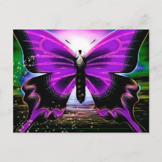 Butterfly graffitis briefkaart (Voorkant)