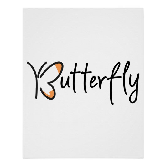 Butterfly Graphic Design, Butterfly Perfect Poster (Voorkant)