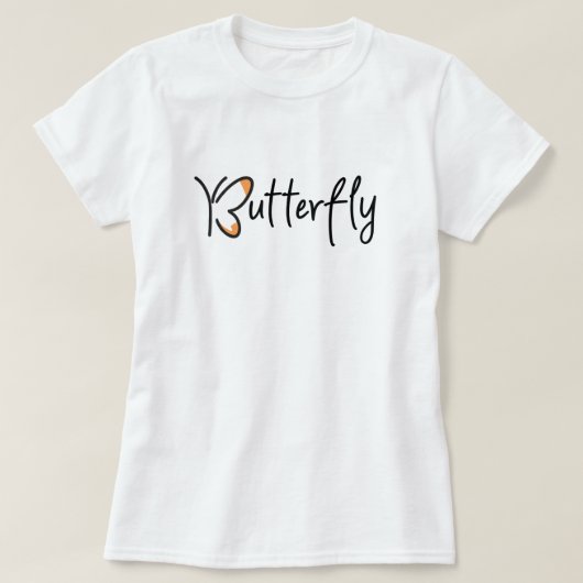Butterfly Graphic Design, Vlinder T-shirt (Design voorkant)