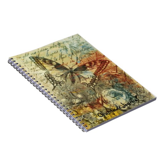  Butterfly Gratitude Journal Notitieboek (Rechterzijde)