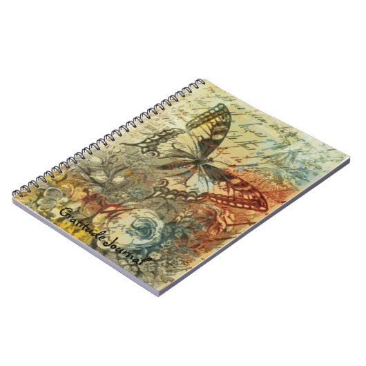  Butterfly Gratitude Journal Notitieboek (Linkerzijde)