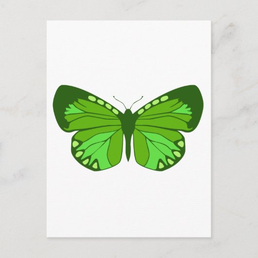 Butterfly Greens Briefkaart (Voorkant)