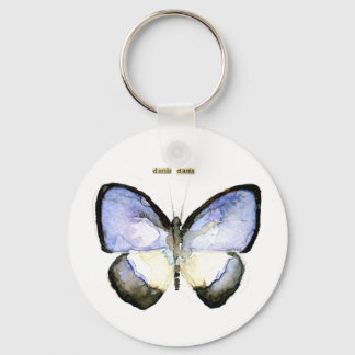 Butterfly: Groen-doorblauw Sleutelhanger