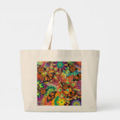 Butterfly Grote Tote Bag (Achterkant)