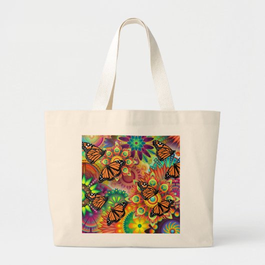 Butterfly Grote Tote Bag (Voorkant)