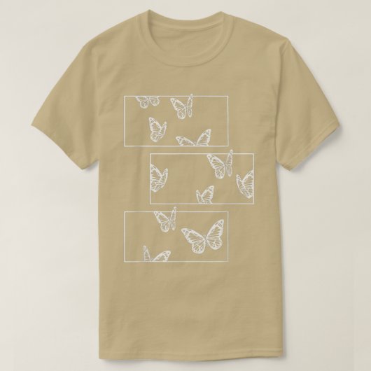 Butterfly Grunge Fairycore Aesthetic Goth  T-shirt (Design voorkant)