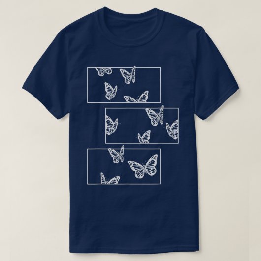 Butterfly Grunge Fairycore Aesthetic Goth T-shirt (Design voorkant)