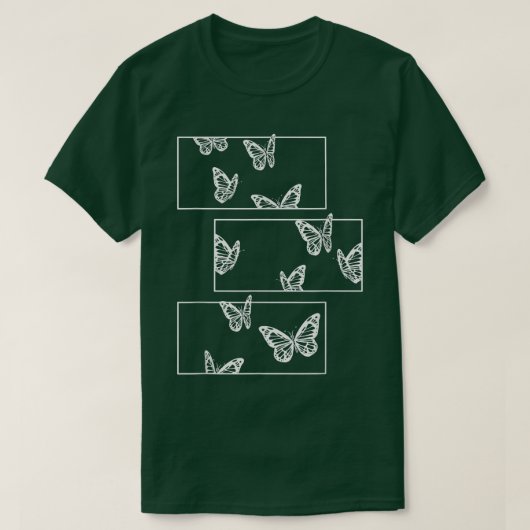 Butterfly Grunge Fairycore Aesthetic Goth T-shirt (Design voorkant)