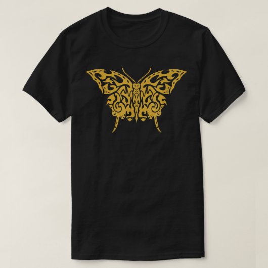 Butterfly Grunge Fairycore Aesthetische Kleding Y2 T-shirt (Design voorkant)