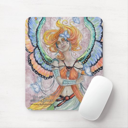 Butterfly Guardian Mousepad Muismat (Met muis)