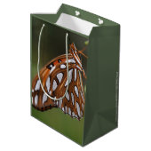 Butterfly Gulf Fritillary Passion Oranje Green Medium Cadeauzakje (Achterkant Gekanteld)