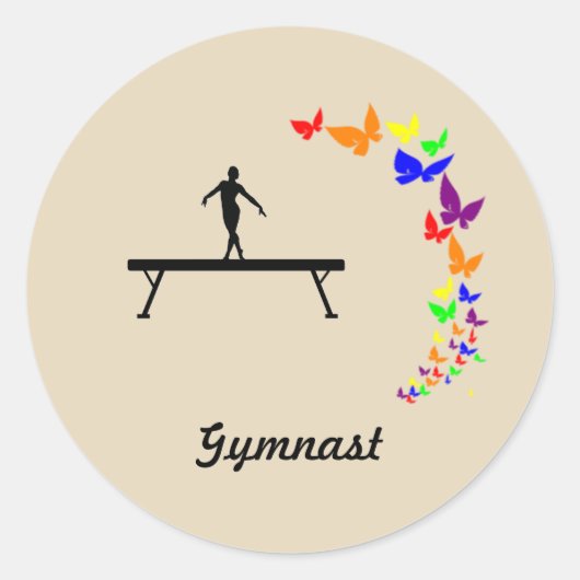 Butterfly Gymnast Stickers (Voorkant)