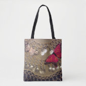 Butterfly Gypsy Scarf Tote Bag (Voorkant)