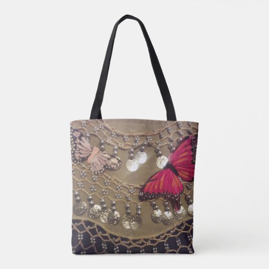 Butterfly Gypsy Scarf Tote Bag (Achterkant)