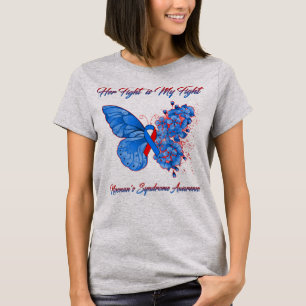 Butterfly Haar gevecht is het Syndroom van mijn No T-shirt