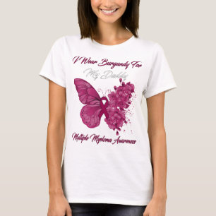 Butterfly Haar gevecht is mijn multipel myeloom. T-shirt
