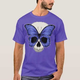 Butterfly Halloween schedel T-shirt
