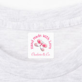 Butterfly Handgemaakt met liefdesproduct op maat Labels (Aangebracht)