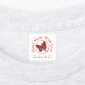 Butterfly Handgemaakt met liefdesproduct op maat Labels (Aangebracht)