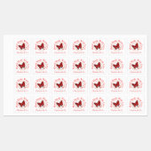 Butterfly Handgemaakt met liefdesproduct op maat Labels (Vel)