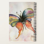 Butterfly Happiness Spiral-Notitieboek Notitieboek (Achterkant)