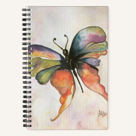 Butterfly Happiness Spiral-Notitieboek Notitieboek