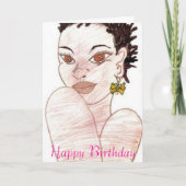 Butterfly, Happy Birthday - Gepersonaliseerd Kaart (Voorkant)