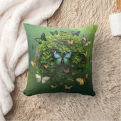 Butterfly Harmony Nature Sphere Throw Pillow Kussen (Deken)
