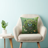 Butterfly Harmony Nature Sphere Throw Pillow Kussen (Stoel)