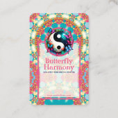 Butterfly Harmony Yoga Holistische Wellness Visitekaartje (Voorkant)