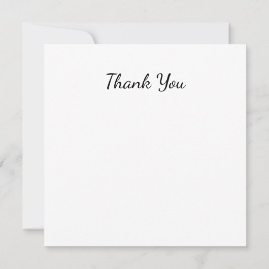 Butterfly Hartelijk dank Bedankkaart (Achterkant)