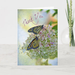 Butterfly Hartelijk dank Bedankkaart