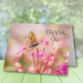 Butterfly - Hartelijk dank Bedankkaart