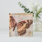 Butterfly - Hartelijk dank Bedankkaart (Staand voorkant)