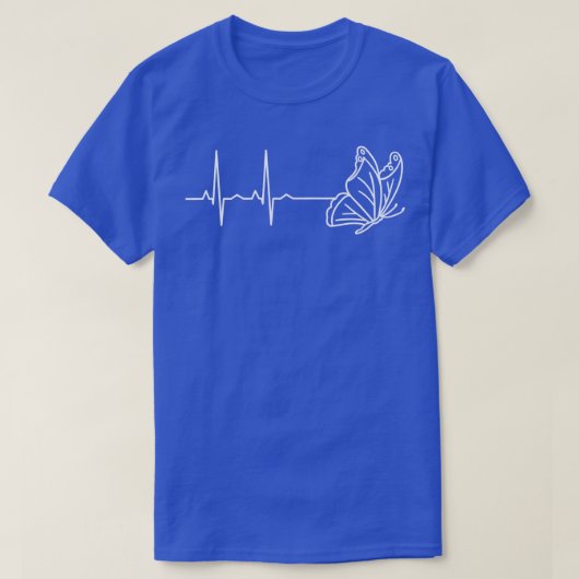 Butterfly hartslag 1 t-shirt (Design voorkant)