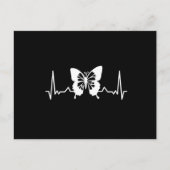 Butterfly-hartslag Briefkaart (Voorkant)