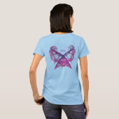 Butterfly Haze-Dames Burnout T-Shirt (Achterkant volledig)
