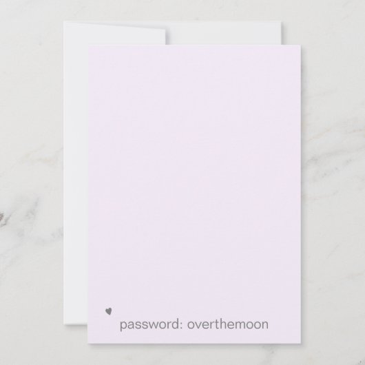 *~* Butterfly Heart AR6 QR WEDDING BESPAAR DE DATU Kaart (Achterkant)