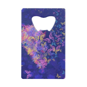 Butterfly Heart Bottle Opener Love Creditkaart Flessenopener