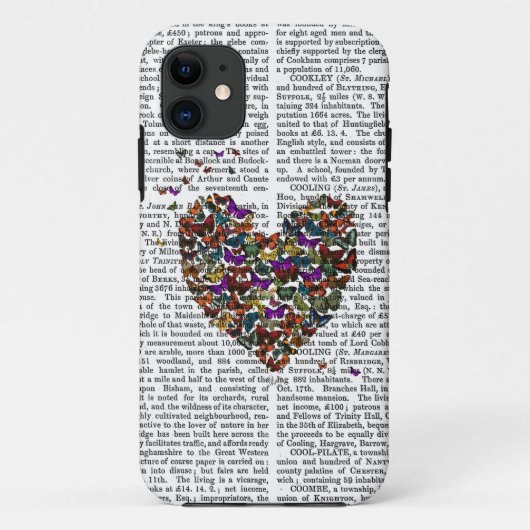 Butterfly Heart Case-Mate iPhone Case (Achterkant)